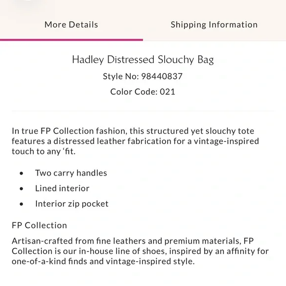 Free People Hadley Distressed Slouchy Bag - Picture 3 of 9